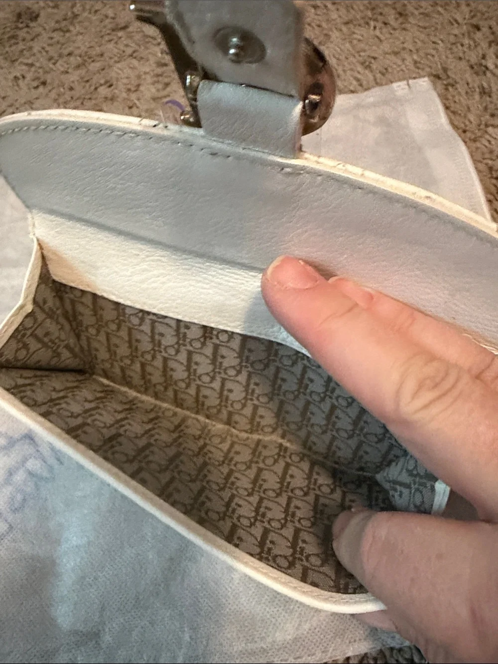 Dior Quilted Cannage Flap Wallet